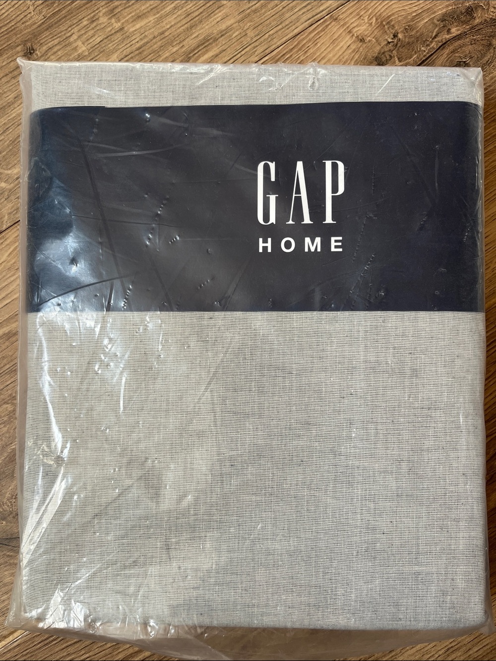 Gap Organic Cotton Window Curtain Panel Pair in Grey 48 in x 95 in OEKO-TEX cert